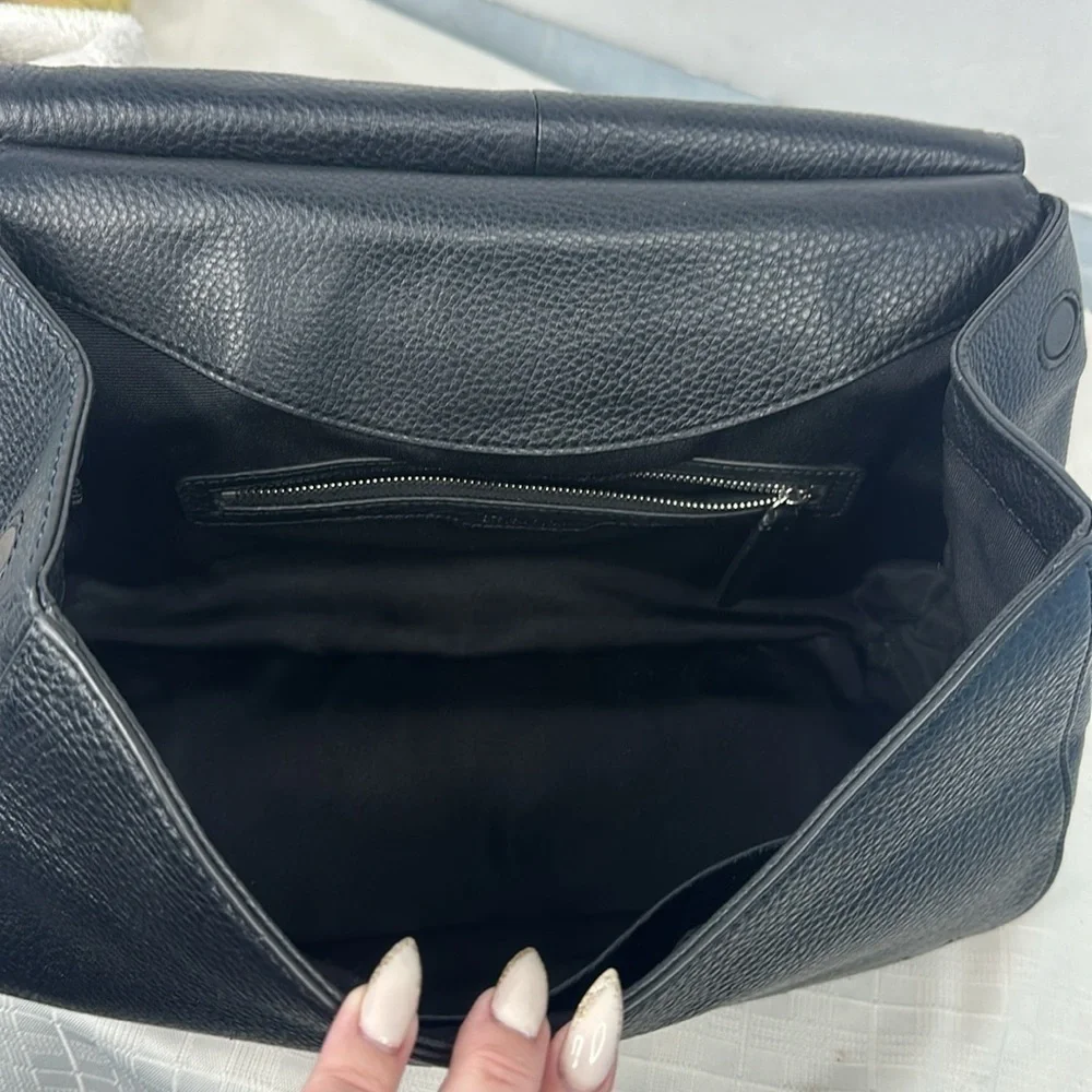 Steven Alan  Kate Satchel Purse Black Crossbody Hybrid Bag